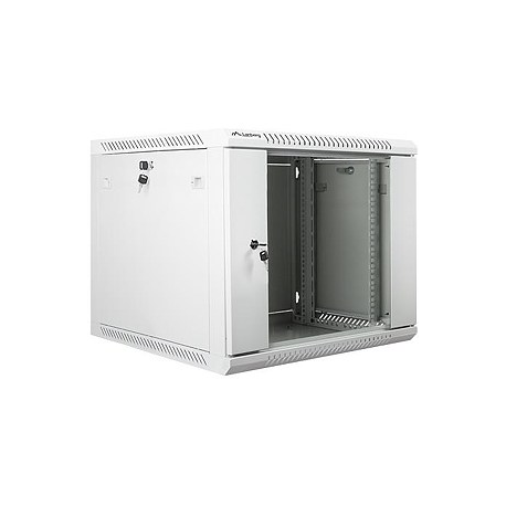 Lanberg - Rack cabinet - wall mountable - grey, RAL 7035 - 9U - 19" - 3