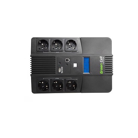 GREENCELL UPS07 UPS Green Cell AiO z LCD 800VA