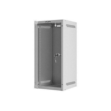 Lanberg - Rack cabinet - wall mountable - grey, RAL 7035 - 12U - 10" - 1