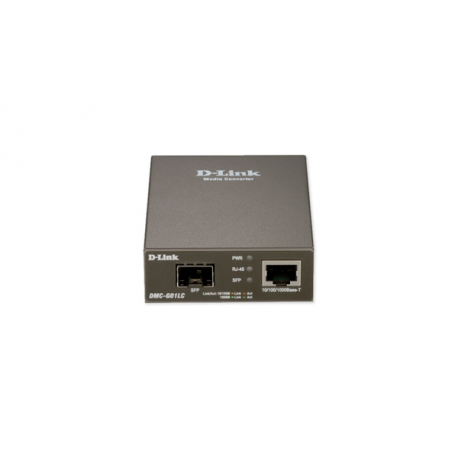 D-Link DMC G01LC - Fibre media converter - GigE - 10Base-T, 1000Base-LX, 1000Base-SX, 1000Base-ZX, 100Base-FX, 100Base-TX, 1000Base-T - RJ-45  /  SFP (mini-GBIC) - 2