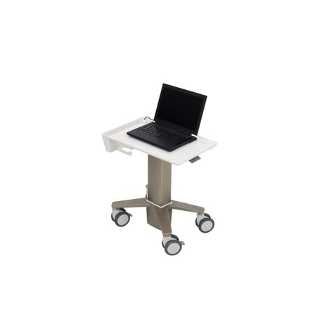 Ergotron CareFit - Cart - Slim - for notebook - aluminium, zinc-plated steel, high-grade plastic - white, warm grey - screen size: up to 17.3" - 1