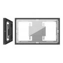 SMS Casing Wall - Enclosure for LCD display - lockable - black, RAL 9005 - screen size: 55" - wall-mountable