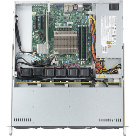1U BARE 1XEON E3V6 C236 4X3.5H (LGA 1151, 4x 288-pin DDR4 DIMM, Intel C236, 4x SATA3, 3x RJ-45, 2x USB 3.0, 2x USB 2.0, VGA, 2x 