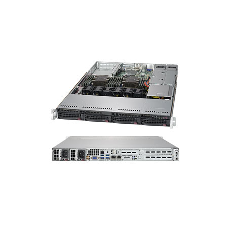 1U BARE 2XPHI C621 4X3.5HS (Dual Socket P (LGA 3647), 12x DIMM DDR4, Intel C621, 4x SATA III, 2x RJ-45, ipmi lan, 4x USB 3.0, VG