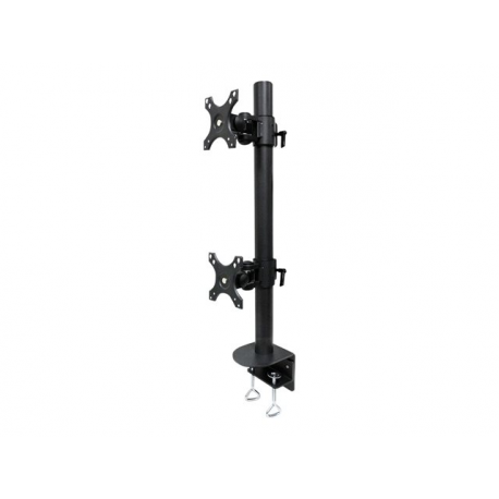 Neomounts by Newstar FPMA-D960DVPLUS - Mounting kit - for 2 LCD displays - black - screen size: 17"-49" - clamp mountable, desk-mountable - 1