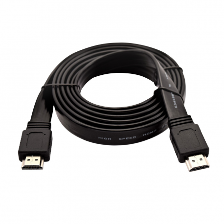 V7 - HDMI cable - HDMI to HDMI - 2 m - flat - 1
