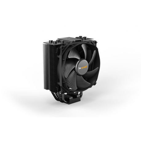be quiet! Dark Rock Slim - Processor cooler - (for: LGA1155, LGA1150, LGA1151, LGA2011-3 (Square ILM), AM4, LGA2066, LGA1200, LGA1700) - copper - 120 mm - black - 7