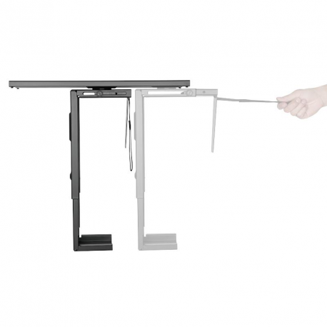 LogiLink - System mounting bracket - under-desk mountable - 1