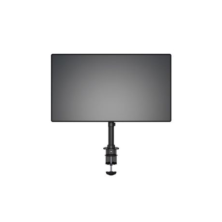 Multibrackets M Deskmount Basic Single - Mounting kit (desk mount) - for LCD display - steel, high-grade aluminium - black - screen size: 15"-27" - clamp mountable - 7