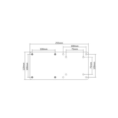 Neomounts by Newstar THINCLIENT-01 - Mounting component (holder) - for thin client - black - behind flat-panel - 4
