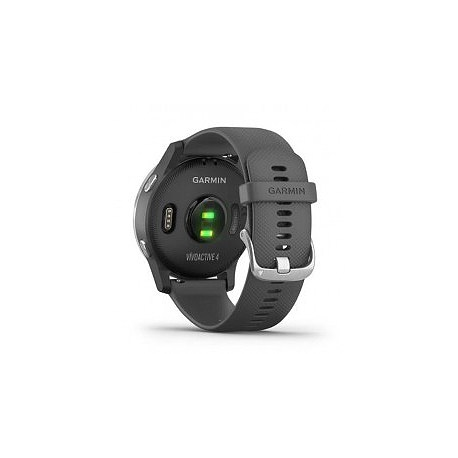 Garmin vivoactive 4 sport watch shadow gray with stainless deals