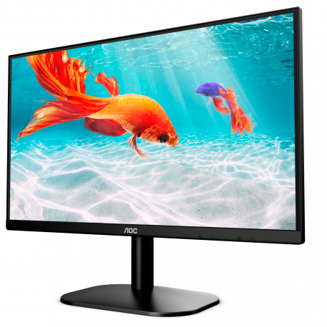 AOC 22B2H - LED monitor - 22" (21.5" viewable) - 1920 x 1080 Full HD (1080p) @ 75 Hz - VA - 200 cd/m² - 3000:1 - 6.5 ms - HDMI, VGA - black - 5