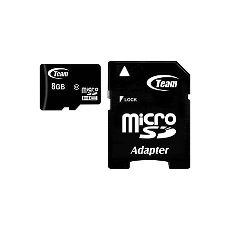 Team - Flash memory card - 8 GB - Class 10 - microSDHC - 1
