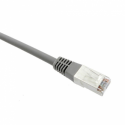 Black Box GigaBase - Patch cable - RJ-45 (M) to RJ-45 (M) - 5 m - foiled unshielded twisted pair (F/UTP) - CAT 5e - halogen-free, molded, stranded - grey
