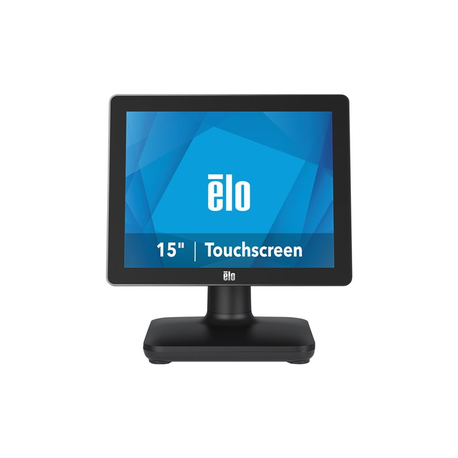 EloPOS System i5 - With I / O Hub Stand - all-in-one - 1 x Core i5 8500T / 2.1 GHz - vPro - RAM 8 GB - SSD 128 GB - UHD Graphics 630 - GigE - WLAN: 802.11a / b / g / n / ac, Bluetooth 5.0 - Win 10 IoT Enterprise LTSB 64-bit - monitor: LED 15" 1024 x 768 (XGA) touchscreen - black - 0