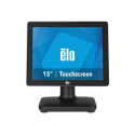 EloPOS System i5 - With I / O Hub Stand - all-in-one - 1 x Core i5 8500T  /  2.1 GHz - vPro - RAM 8 GB - SSD 128 GB - UHD Graphics 630 - GigE - WLAN: 802.11a / b / g / n / ac, Bluetooth 5.0 - Win 10 IoT Enterprise LTSB 64-bit - monitor: LED 15" 1024 x 768 (XGA) touchscreen - black