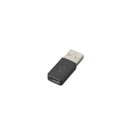Poly - USB adapter - USB-C (F) to USB (M) - for Blackwire C3210 USB-C, C3215 USB-C, C3220 USB-C, C3225 USB-C - 1
