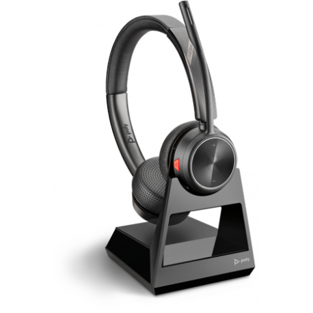 Poly Savi 7220 Office - Headset system - on-ear - DECT - wireless - 4