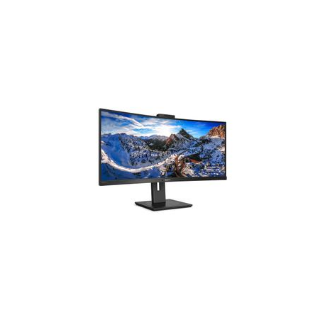 Philips P-line 346P1CRH - LED monitor - curved - 34" - 3440 x 1440 WQHD @ 100 Hz - VA - 500 cd/m² - 3000:1 - DisplayHDR 400 - 4 ms - HDMI, DisplayPort, USB-C - speakers - black texture - 2