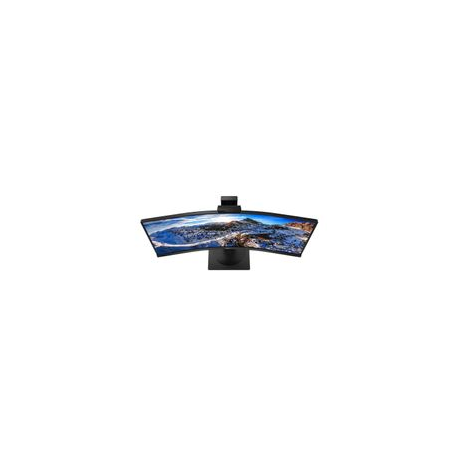 Philips P-line 346P1CRH - LED monitor - curved - 34" - 3440 x 1440 WQHD @ 100 Hz - VA - 500 cd/m² - 3000:1 - DisplayHDR 400 - 4 ms - HDMI, DisplayPort, USB-C - speakers - black texture - 5