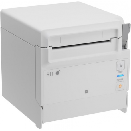 Seiko Instruments RP-F10 series - Receipt printer - thermal line - Roll (8 cm) - 203 dpi - up to 250 mm / sec - USB, USB host - cutter - white - 2