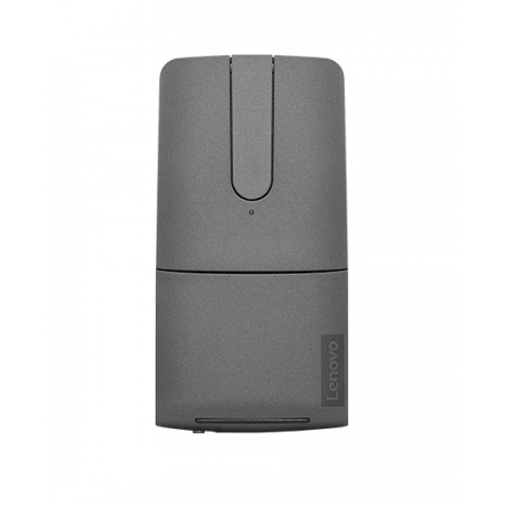 Lenovo Yoga Mouse with Laser Presenter - Mouse  /  remote control - optical - 4 buttons - wireless - 2.4 GHz, Bluetooth 5.0 - USB wireless receiver - iron grey - retail - for IdeaPad 3 15IML05; ThinkCentre M70q Gen 2; ThinkPad L13 Gen 2; Yoga 7 14 - 0