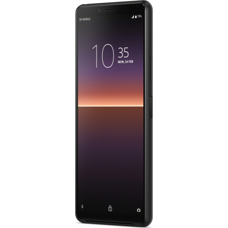Sony XPERIA 10 II - Smartphone - dual-SIM - 4G LTE - 128 GB - microSDXC slot - GSM - 6" - 2520 x 1080 pixels - TRILUMINOS - RAM 4 GB (8 MP front camera) - 3x rear cameras - Android - black - 3