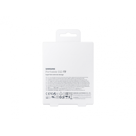 SAMSUNG Portable SSD T7 1TB extern USB 3.2 Gen 2 metallic red