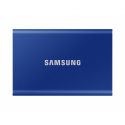 Samsung T7 MU-PC2T0H - SSD - encrypted - 2 TB - external (portable) - USB 3.2 Gen 2 (USB-C connector) - 256-bit AES - indigo blue