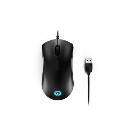 Lenovo Legion M300 RGB Gaming Mouse - Mouse - ergonomic - right and left-handed - optical - 8 buttons - wired - USB 2.0 - black - retail - for IdeaPad 3 14; 3 15IML05; IdeaPad Flex 5 CB 13; Yoga 7 14; Yoga Slim 7 Pro 14ACH5 OD - 0