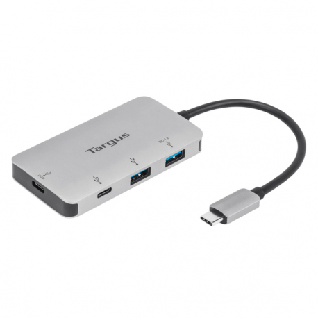 Targus - Hub - 2 x USB 3.2 Gen 1 + 1 x USB-C 3.2 Gen 1 + 1 x USB-C 3.2 Gen 1 (power delivery) - desktop - 0