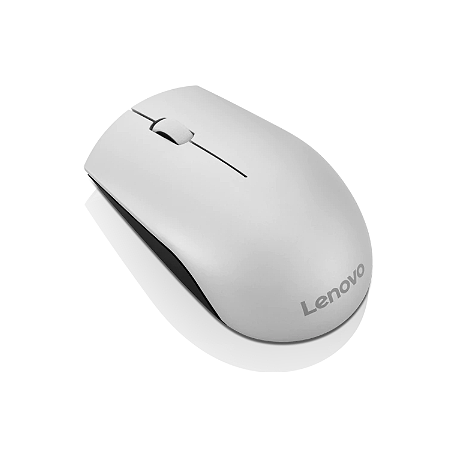 Lenovo 520 - Mouse - right and left-handed - optical - 3 buttons - wireless - 2.4 GHz - USB wireless receiver - platinum - for IdeaCentre AIO 3 22; IdeaPad 3 CB 11; S740-15; Legion S7 15; ThinkBook 14s G2 ITL - 7