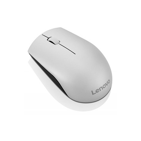 Lenovo 520 - Mouse - right and left-handed - optical - 3 buttons - wireless - 2.4 GHz - USB wireless receiver - platinum - for IdeaCentre AIO 3 22; IdeaPad 3 CB 11; S740-15; Legion S7 15; ThinkBook 14s G2 ITL - 12