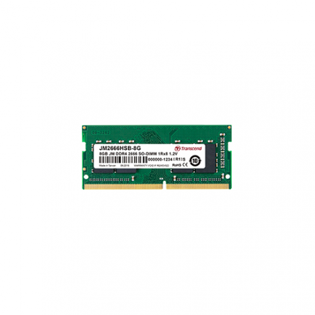 Transcend JetRAM - DDR4 - module - 16 GB - SO-DIMM 260-pin - 2666 MHz  /  PC4-21300 - CL19 - 1.2 V - unbuffered - non-ECC - 3