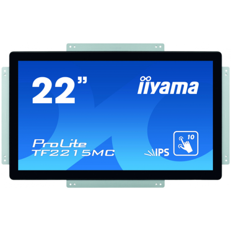iiyama ProLite TF2215MC-B2 - LED monitor - 22" (21.5" viewable) - open frame - touchscreen - 1920 x 1080 Full HD (1080p) @ 60 Hz - IPS - 350 cd / m² - 1000:1 - 14 ms - HDMI, VGA, DisplayPort - black - 1