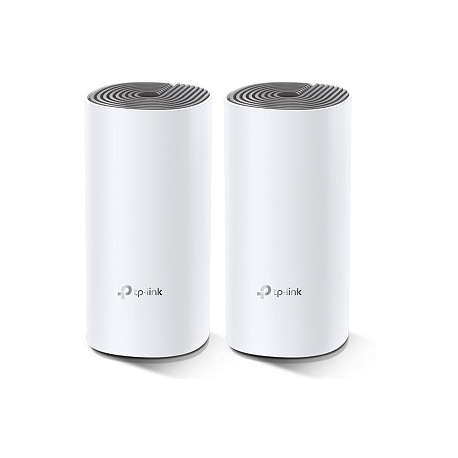 TP-Link Deco E4 - Wi-Fi system (2 routers) - up to 2,800 sq.ft - mesh - 802.11a / b / g / n / ac - Dual Band - 2