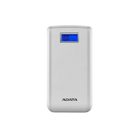 ADATA S20000D Power Bank, 20000mAh, white