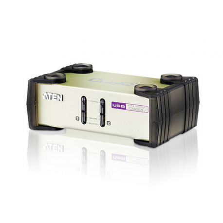 ATEN CS82U-AT ATEN CS82U 2-Port PS/2-USB KVM Switch, 2x Custom KVM Cable sets, Non-powered