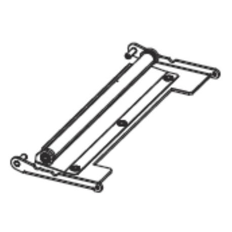 Zebra - Peel bracket assembly - for Zebra ZE500-4 - 1