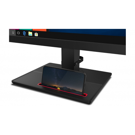 Lenovo ThinkVision T32h-20 - LED monitor - 32" - 2560 x 1440 QHD - IPS - 350 cd / m² - 1000:1 - 4 ms - HDMI, DisplayPort, USB-C - raven black - 19