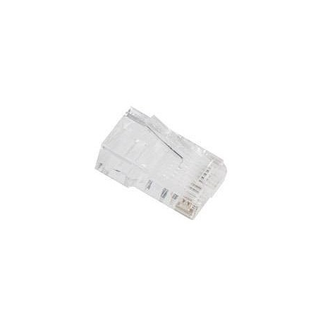 Lanberg Pass Trough - Network connector - RJ-45 (M) - UTP - CAT 6 (pack of 100) - 3