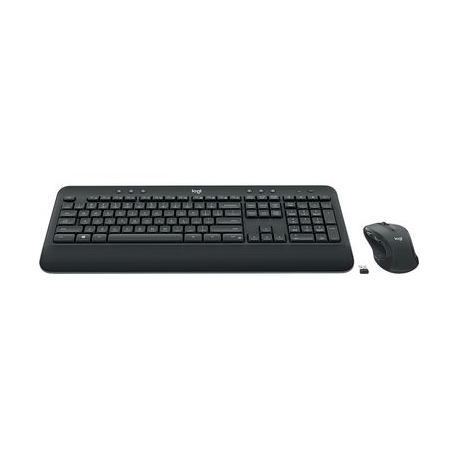 Logitech MK545 Advanced - Keyboard and mouse set - wireless - 2.4 GHz - QWERTY - US International - 1