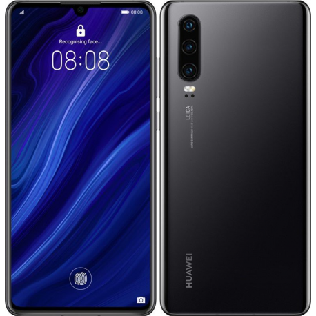 Huawei P30 (Black) Dual SIM 6.1" IPS LCD 1080x2312/2.2GHz&1.7GHz&1.8GHz/128GB/6GB RAM/Android 9.0/WiFi,4G,BT/