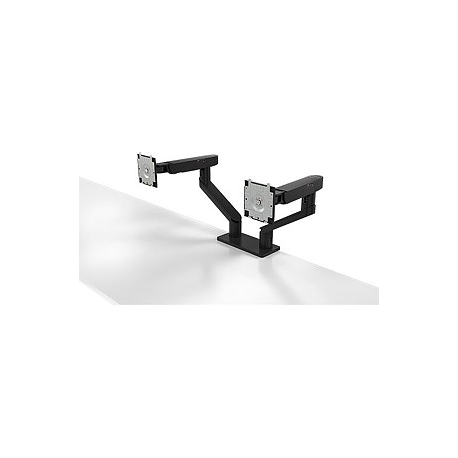 Dell Dual Monitor Arm - MDA20 - Mounting kit - for 2 LCD displays (adjustable arm) - black - screen size: 19"-27" - mounting interface: 100 x 100 mm - desk-mountable - 0
