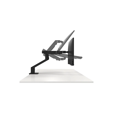 Dell Dual Monitor Arm - MDA20 - Mounting kit - for 2 LCD displays (adjustable arm) - black - screen size: 19"-27" - mounting interface: 100 x 100 mm - desk-mountable - 4