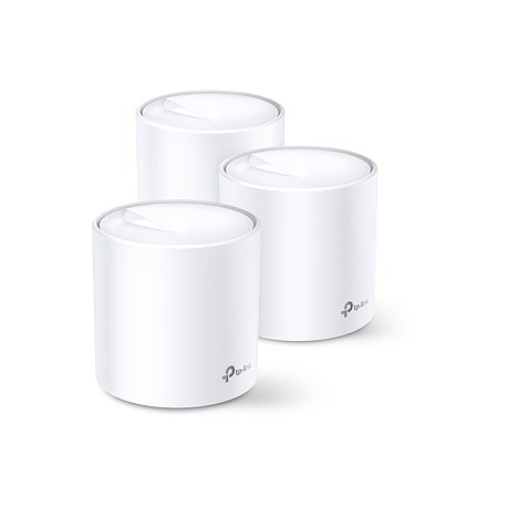 TP-Link Deco X20 - Wi-Fi system (3 routers) - GigE - 802.11a / b / g / n / ac / ax - Dual Band - 0