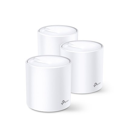 TP-Link Deco X20 - Wi-Fi system (3 routers) - GigE - 802.11a / b / g / n / ac / ax - Dual Band - 3