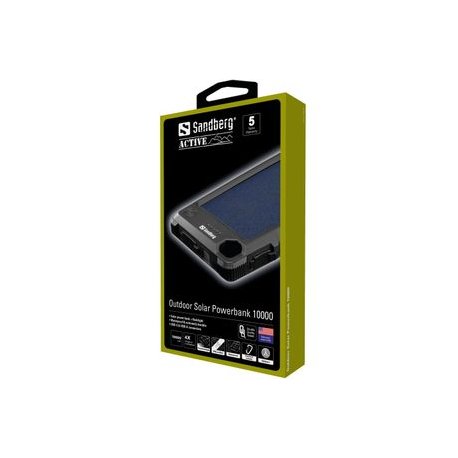 SANDBERG Outdoor Solar Powerbank 10000