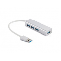 Sandberg Saver - Hub - 4 x SuperSpeed USB 3.0 - desktop