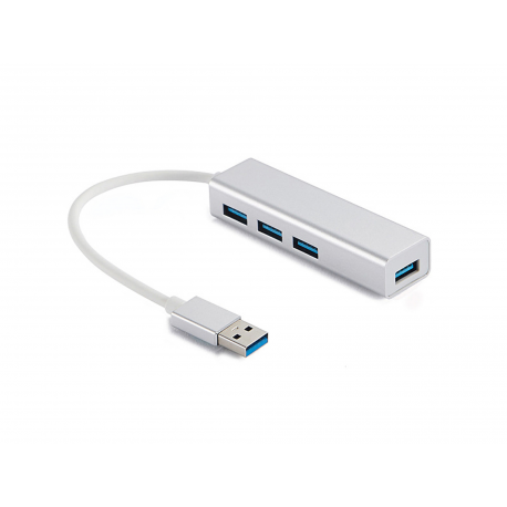 Sandberg Saver - Hub - 4 x SuperSpeed USB 3.0 - desktop - 3